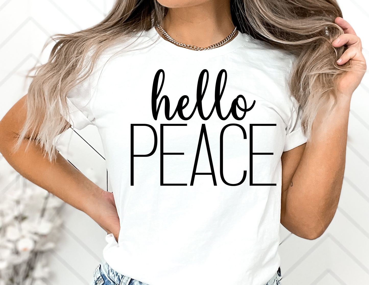 hello PEACE Tee